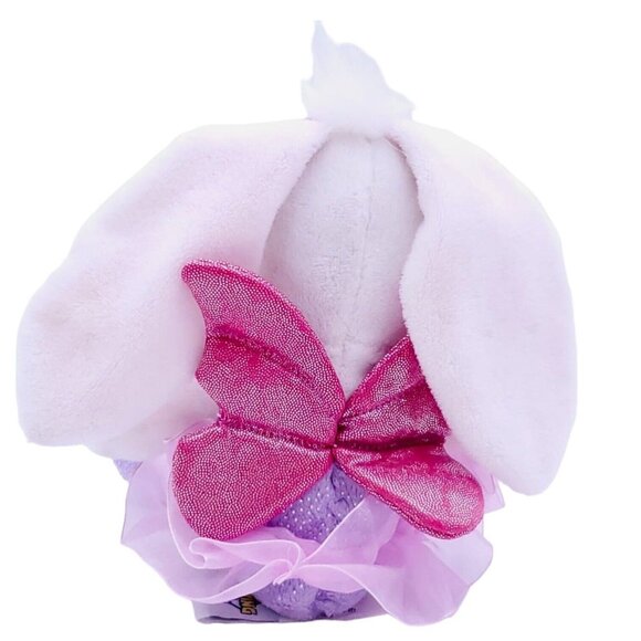 1994 The Petting Zoo White Rabbit Ballerina Beanbag Plush Purple‎ Tutu - Picture 5 of 10